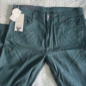 Jachs Men's Teal Straight Jeans